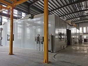 Окрасочная камера для крупногабаритного оборудования